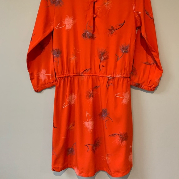 Long sleeve red dress - Picture 3 of 7